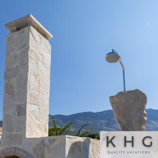 Leo's Red stone & White stone made villas, 2 villas with private pool in Karavados village - 5