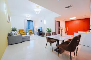 Spacious 1BHK with Pool Gym Parking Balcony Kids Play Next to Dubai Cricket Stadium - 0