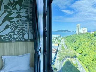 市中心海景爆款 步行到码头夜市 Jesselton Quay高楼层公超赞自助入住 Top Seaview Pick in Town Walk to Jetty & Night Market High-Floor Condo Easy Self Check in - 2