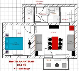 EWITA Agency Travel APARTMANOK - HAJDÚSZOBOSZLÓ JÓZSEF ATTILA UTCA 6 SZÁM - 1