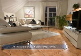 Harz-Fewo Weitsicht, modern & ruhig mit 2 Balkonen, Jura Kaffeevollautomat, Kaminofen, Gäste mit Hund willkommen - 2