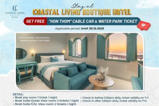 Coastal Living Hotel Phu Quoc - Free Ticket Cable Car & Hon Thom Water Park - 0