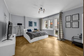 Powiśle Apt - Balcony, Workspace - by Rentujemy - 7
