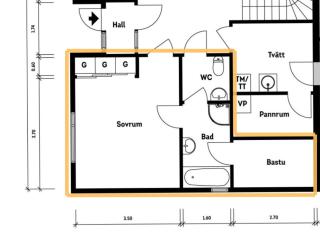 Kamer in een woning met Sauna en vlakbij Natuur en Göteborg - Mölndal - 8