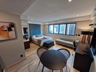 Moema Av Ibirapuera quarto moderno Hotel 4 estrelas - São Paulo - 5