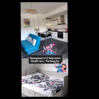 Appartement studio O fil de l'O à 12 kilomètres de Disneyland Paris - 0