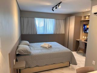Flat localizado a 200m Shopping Recife, bem Perto da Praia de Boa Viagem e com Wi-Fi 400Mbps - 0