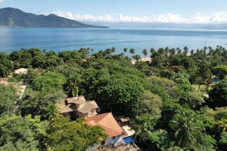 Ame a Ilha mais Bela - banheiro conceito - 150m da praia vista da mata - 6