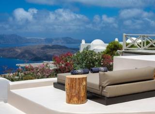 Santo Blue Santorini Caldera View Luxury Houses - Megalochori - 0