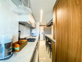 Apt todo mobiliado 2 quartos e Office com Cama Alto Padrão Cuiabá - 6