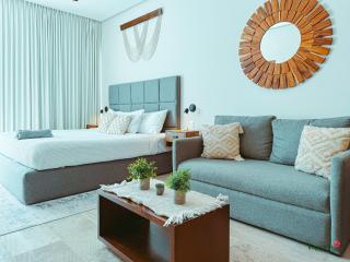 Aldea Zama Apartment King Bed Sofa Kitchen Full Gym Wifi Cinema - Tulum - 0