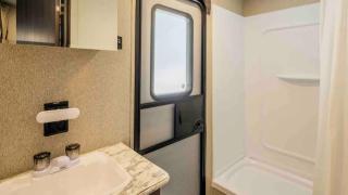 Parked RV Travel Trailer Getaway Wi-Fi with Hookups - 7