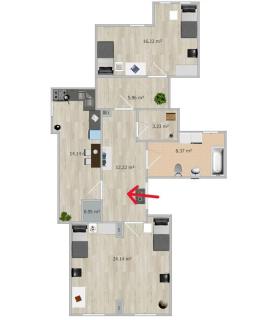 2 Zimmer, Küche, Bad - Monteurszimmer und Dienstwohnung im Boardinghaus Heide - 1