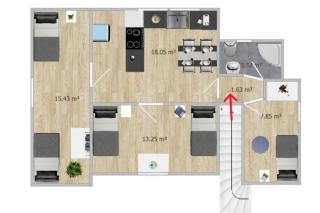3 Zimmer Wohnung in Meldorf - 2