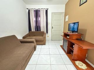 1 Dorm Pé na Areia – Praia Guilhermina - 0