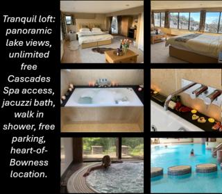 The Penthouse Bowness Tranquil Loft Jacuzzi Bath & Complimentary Cascades Spa Membership - Bowness-on-Windermere - 0