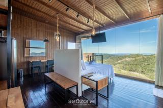 Cabana rústica com jacuzzi e vista incrível VST003 - Anitápolis - 1