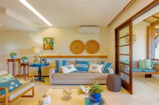 PF112 Magnífico apartamento frente al mar con 2 suites - Praia do Forte - 6