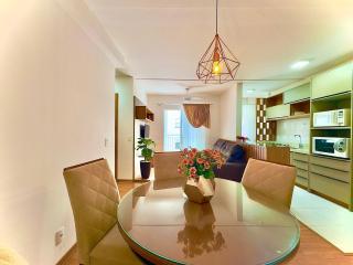 Apto completo com VISTA MAR em CONDOMINIO RESORT FRENTE MAR em Barra Velha 2 quartos AR CONDICIONADO CHURRASQUEIRA privativa Cozinha Completa PISCINA vaga de Garagem - VIL3 - 1