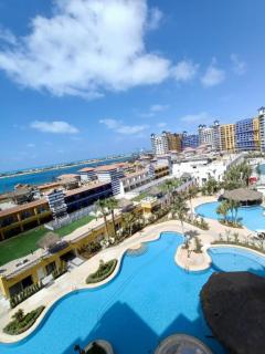 Porto marina chalet pool view - 3