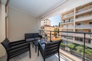 Modern 1 bedroom flat 2 Terraces Parking Cannes - 8