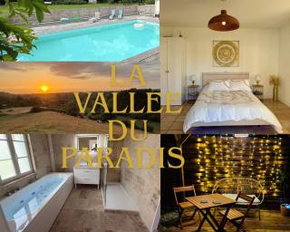 la vallée du paradis studio avec balnéothérapie en campagne - Alette - 0