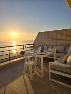 Azulmaris - Direkt am Strand in Vila Chã - Terrasse und Meerblick - 8