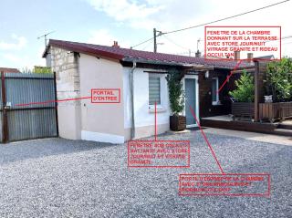Agréable chambre pour 2 avec salle de bain et terrasse privées - 8