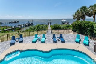 D4414 Exhibit Sea. Soundfront, Stunning Sunsets, Pier, Private Pool & Hot Tub! - 8