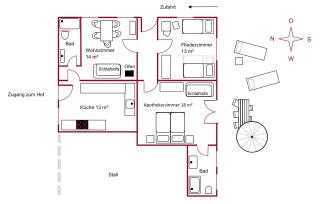 Der Flusshof, Scheunenwohnung - Werben - 7