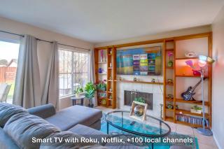 Entire Private 4BR - 3Bth, Big Yard, Garage, King Bed, Crib, Available Now - 4