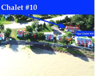 Chalet #10 - Spa with river view & Fireplace - Cap-Saint-Ignace - 6