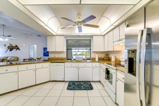 4 Mi to Port C Beach Park! Classy Canal-Front Home - 2