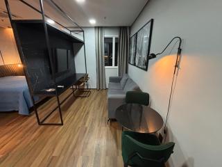 Flat Wynd Luxuoso lado Paulista com garagem piscina 1102 - 3
