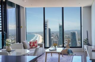 Meriton suites Oceanview Beachfront lux 2B2B apartment over level 55 - Gold Coast - 0