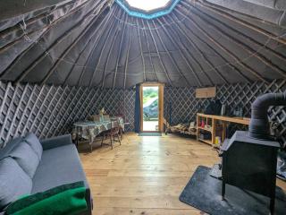 Cozy Yurt on a Heritage Farm with Trails, Pond, and Sauna - - 5