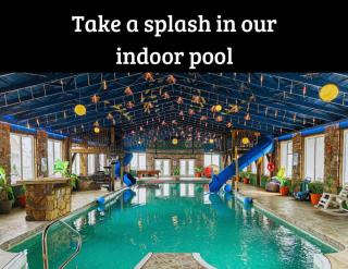 Rivers Ledge Cabin with breathtaking views hot tub & indoor pool - Bryant - 9
