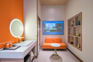 Dequan Luxury Hotel Bird's Nest BranchCoffee, fruits, snacks, a gym and a laundry room are provided for free in the lobby - Peking - 5