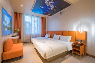 Dequan Luxury Hotel Bird's Nest BranchCoffee, fruits, snacks, a gym and a laundry room are provided for free in the lobby - Peking - 8