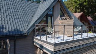 Rytas cozy apartment in the guest house with the terrace and the stunning view to the river side - 0