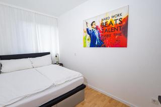 Gemütliche Fewo 1-3 Personen Balkon, Küche, Badewanne, Smart TV, Arbeitsplatz - 7