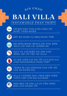 Bali Villa- BBQ Hồ bơi Karaoke - Novaworld Phan Thiết - 7