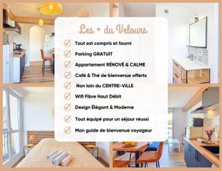 Le Velours, Cosy & Raffiné avec Parking - 8