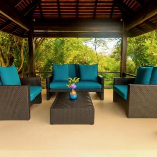 Blue Samui Ocean Villa - 3 Large Ensuite Bedrooms - Private Pool, Jacuzzi Villa & Car with driver - Near Four Seasons - Ocean & Mountains Views - 6