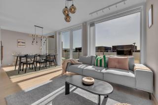 Moderne leilighet med sjøutsikt nær flyplass - Tromsø - 6