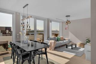 Moderne leilighet med sjøutsikt nær flyplass - Tromsø - 0