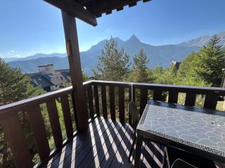Studio terrasse sud vue montagnes Pra Loup 1500 - 9