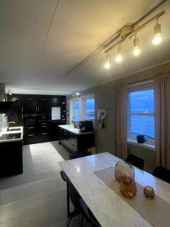 Arctic villa with ocean view, jacuzzi and northern lights - Karlsøy - 5