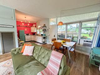 Mid-Century Modern Themed Home with Outdoor Hot Tub - Vermilion - 4