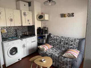 Front de mer, appart 2 à 4 pers, parking privé, Wifi fibre, proche des commerces, Kanumera Barcarès - 6